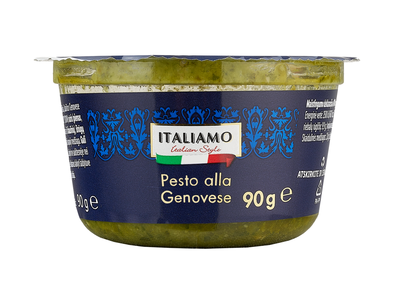 ITALIAMO Pesto alla Genovese (90g): pesto indelyje.