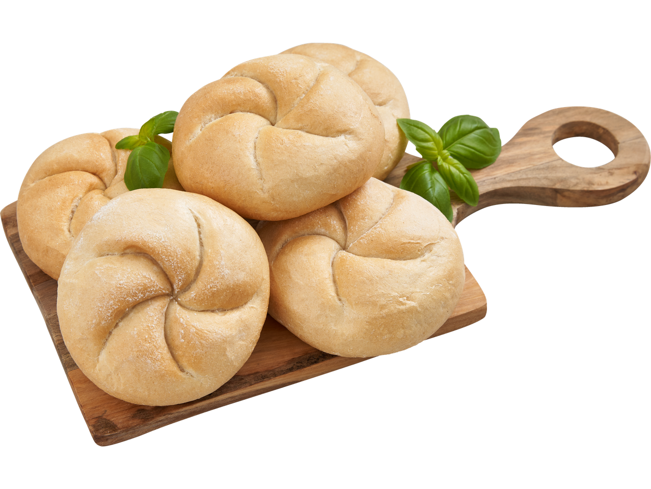 Kaiseri saialille puust laual basiilikuga.