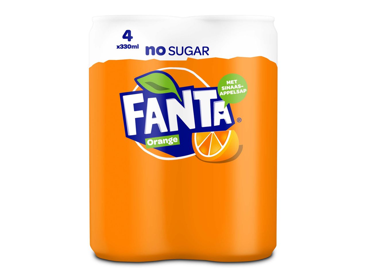 Ga naar volledige schermweergave: 4-pack Fanta Orange zero - afbeelding 1