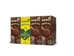 Pack com 8 bebidas de chocolate Agros.