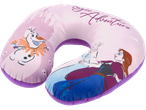 Travesseiro de viagem com tema Frozen: Olaf e Anna.