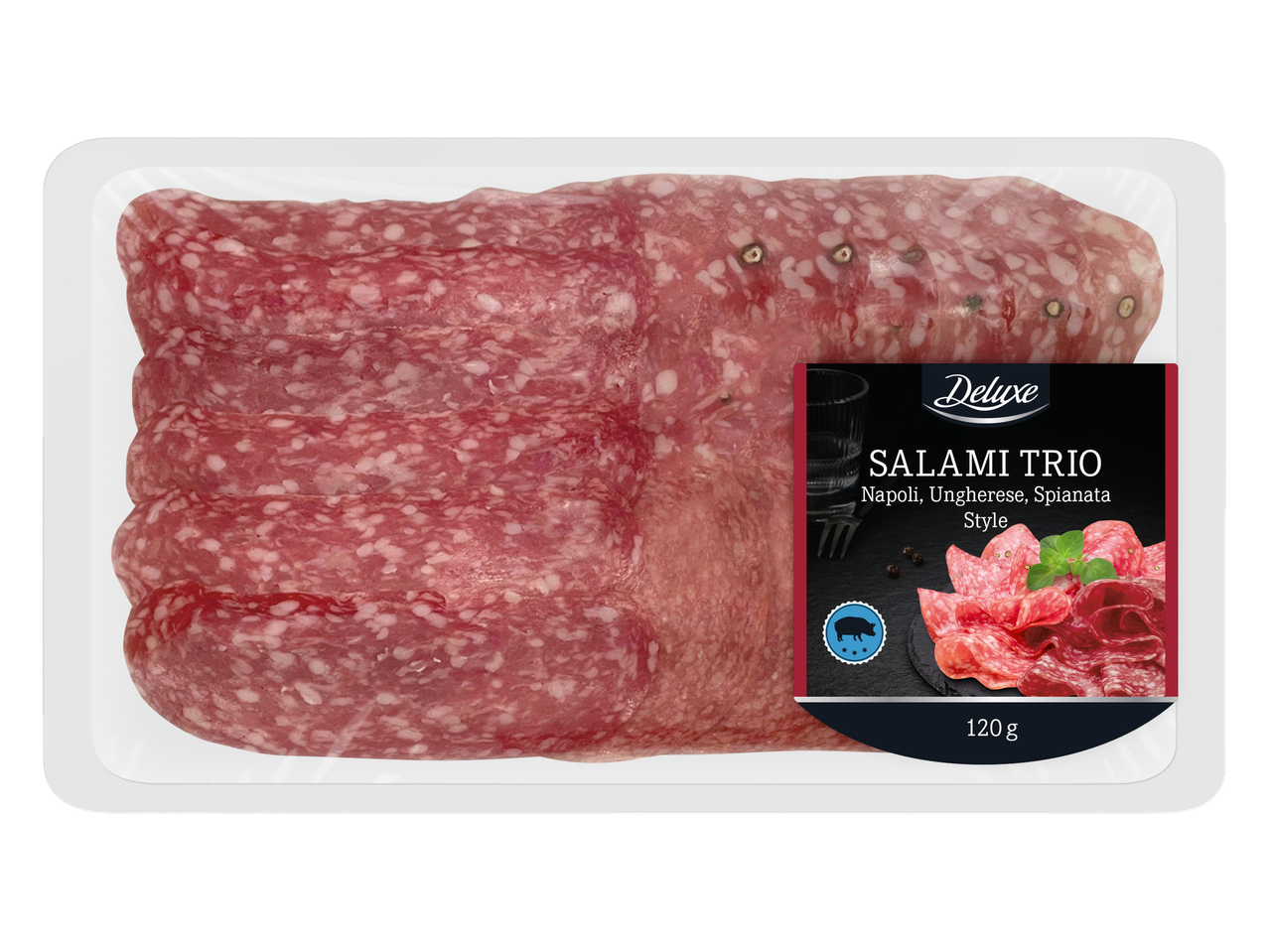 Deluxe Salami Trio: Napoli, Ungāru, Spianata.