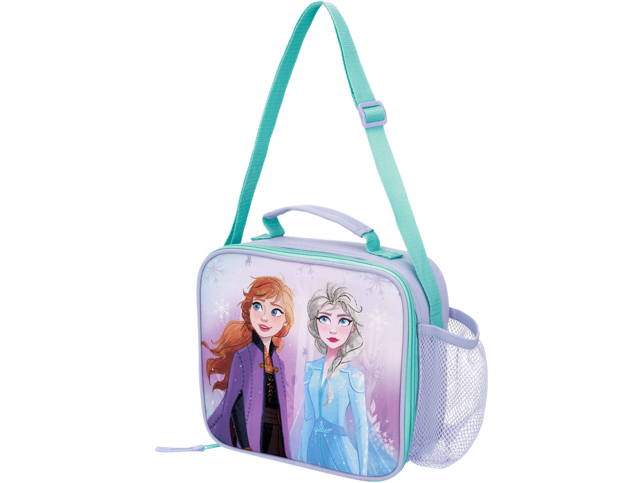 Frozen lunch bag featuring Anna and Elsa.