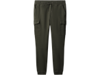 Esmara men's dark green cargo joggers with an elastic waistband and cuffs.