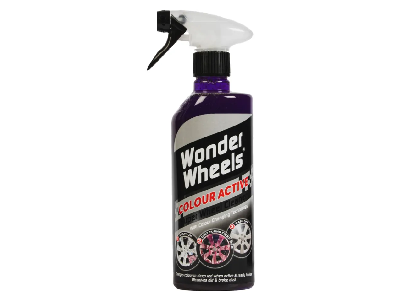Wonder Wheels Colour Active Super Wheel Cleaner spray bottle