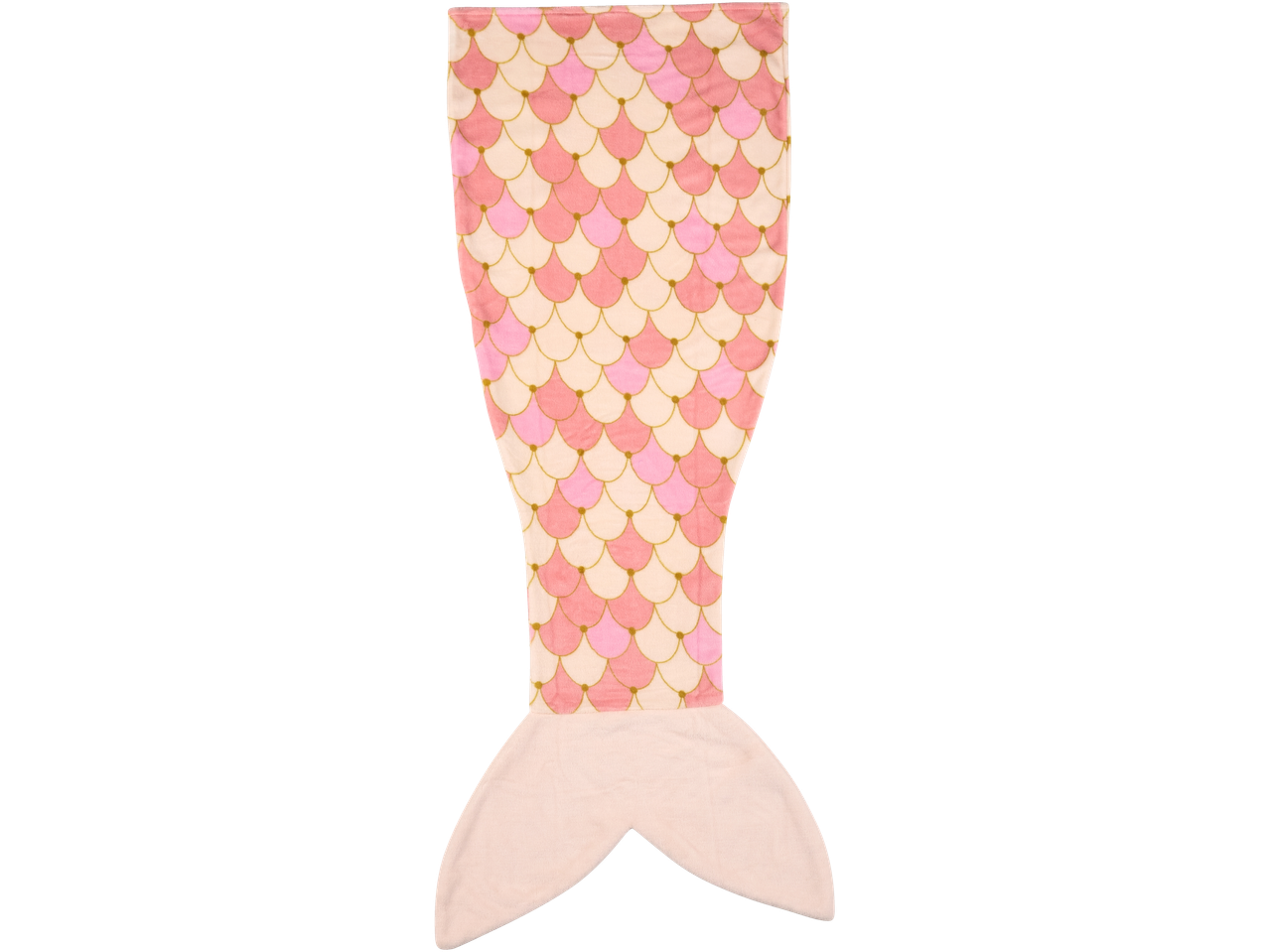 LIVARNO laste plüüsist merineitsi saba tekk roosade soomustega