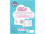 Livro de colorir e atividades My Little Pony com os personagens Sunny, Hitch e Izzy.