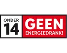 Waarschuwing: verboden voor onder de 14 jaar. Geen energiedranken!