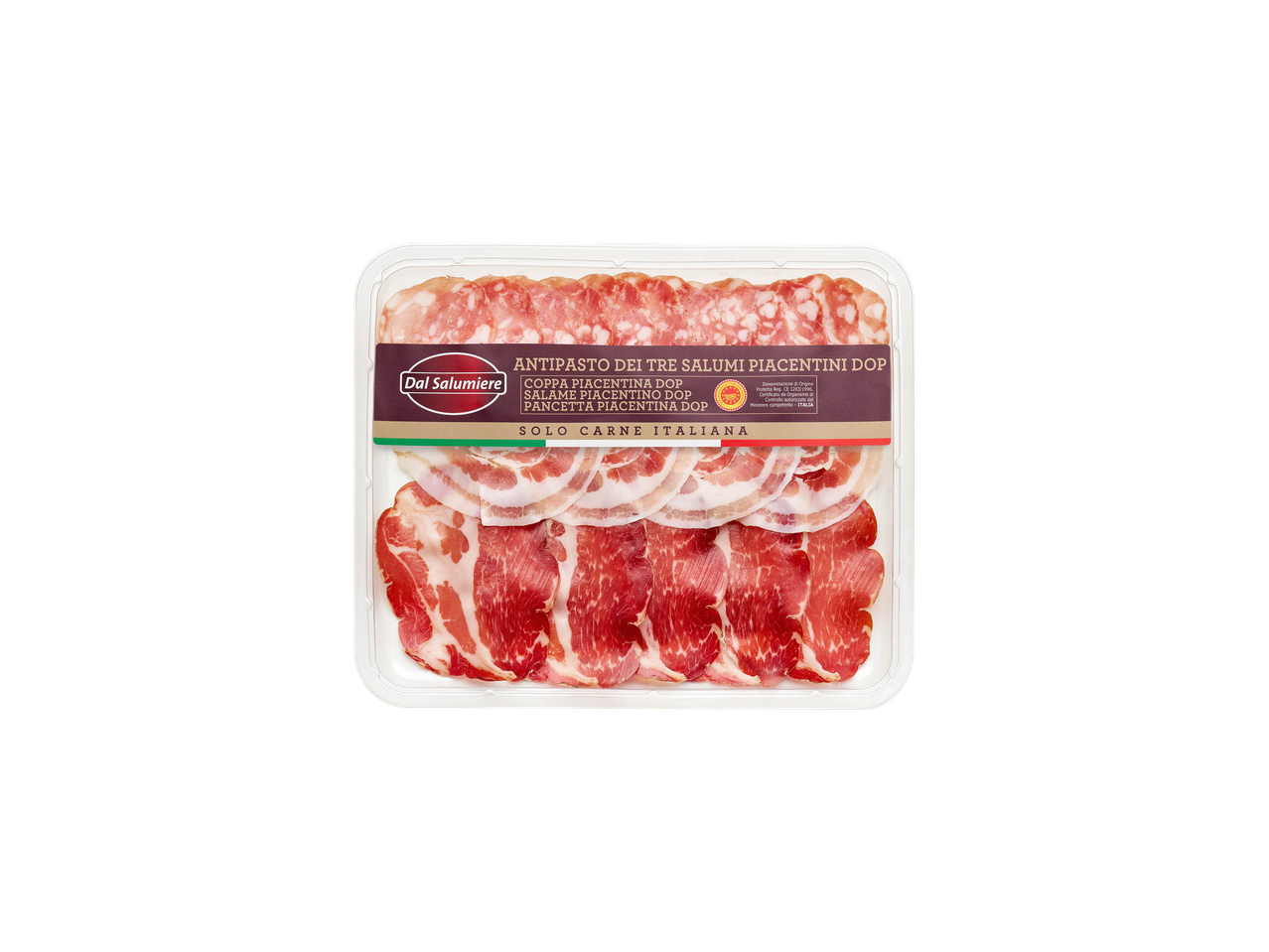A package of pre-sliced prosciutto.