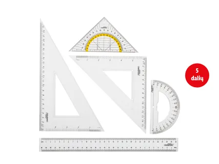 crelando® Geometrijos priemonių rinkinys