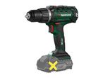 Cordless drill with a battery pack featuring an X20V Team logo