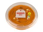 Chef Select fűszeres hummus, 200g, vegán és Nutri-Score C minősítéssel.
