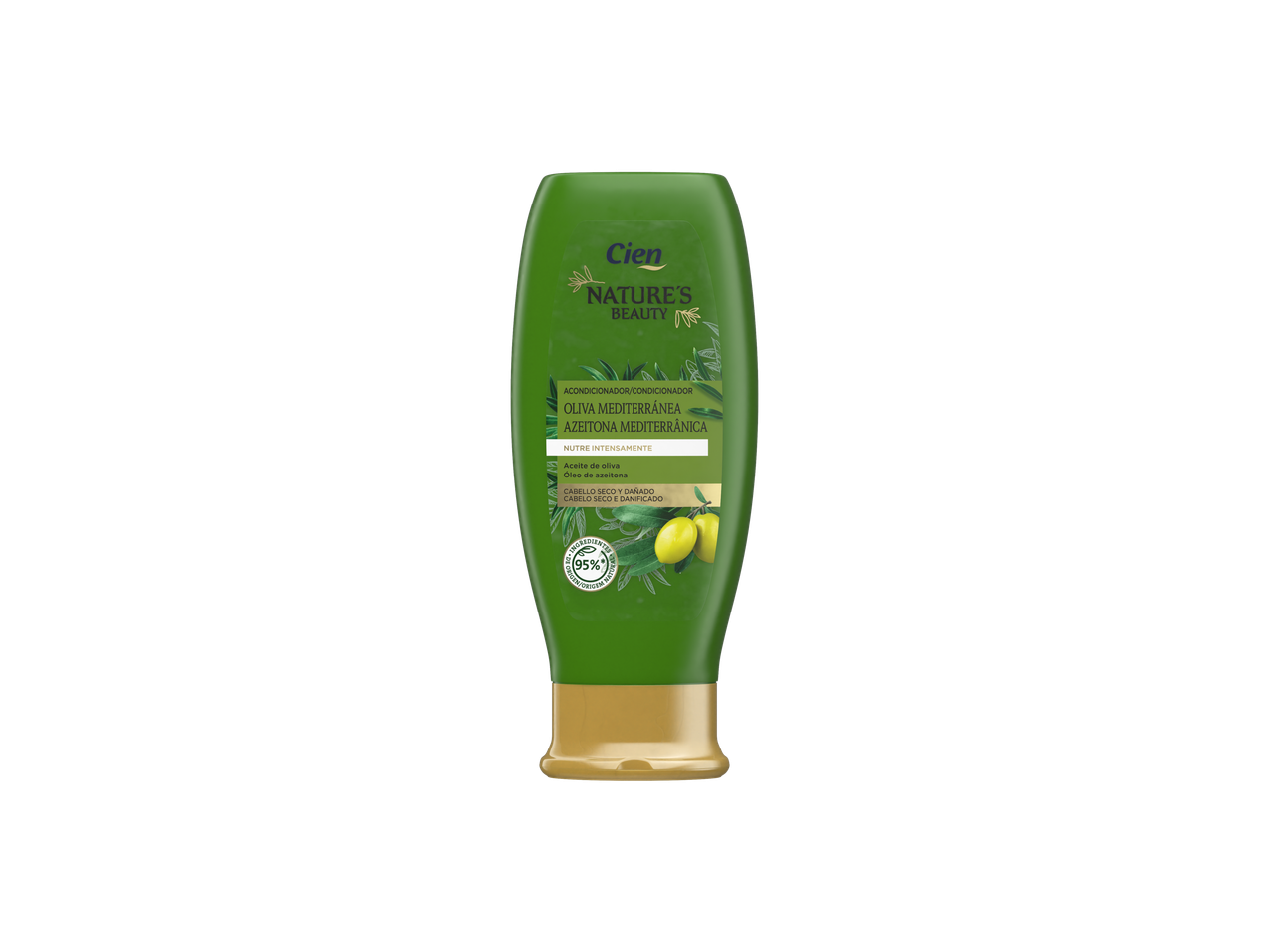 Cien Nature's Beauty Condicionador Oliva Mediterrânica para cabelo seco e danificado