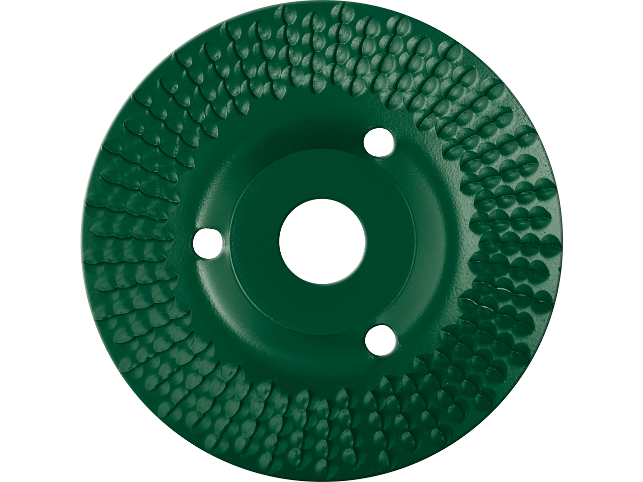 Žalias Parkside® šlifavimo diskas su dantyta danga.