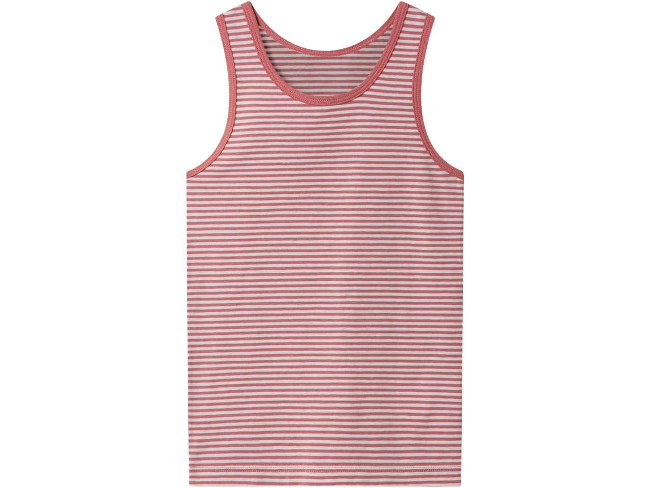 Παιδικό φανελάκι με ροζ και λευκές ρίγες