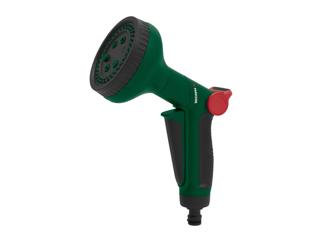 Parkside garden spray gun with multiple nozzles.