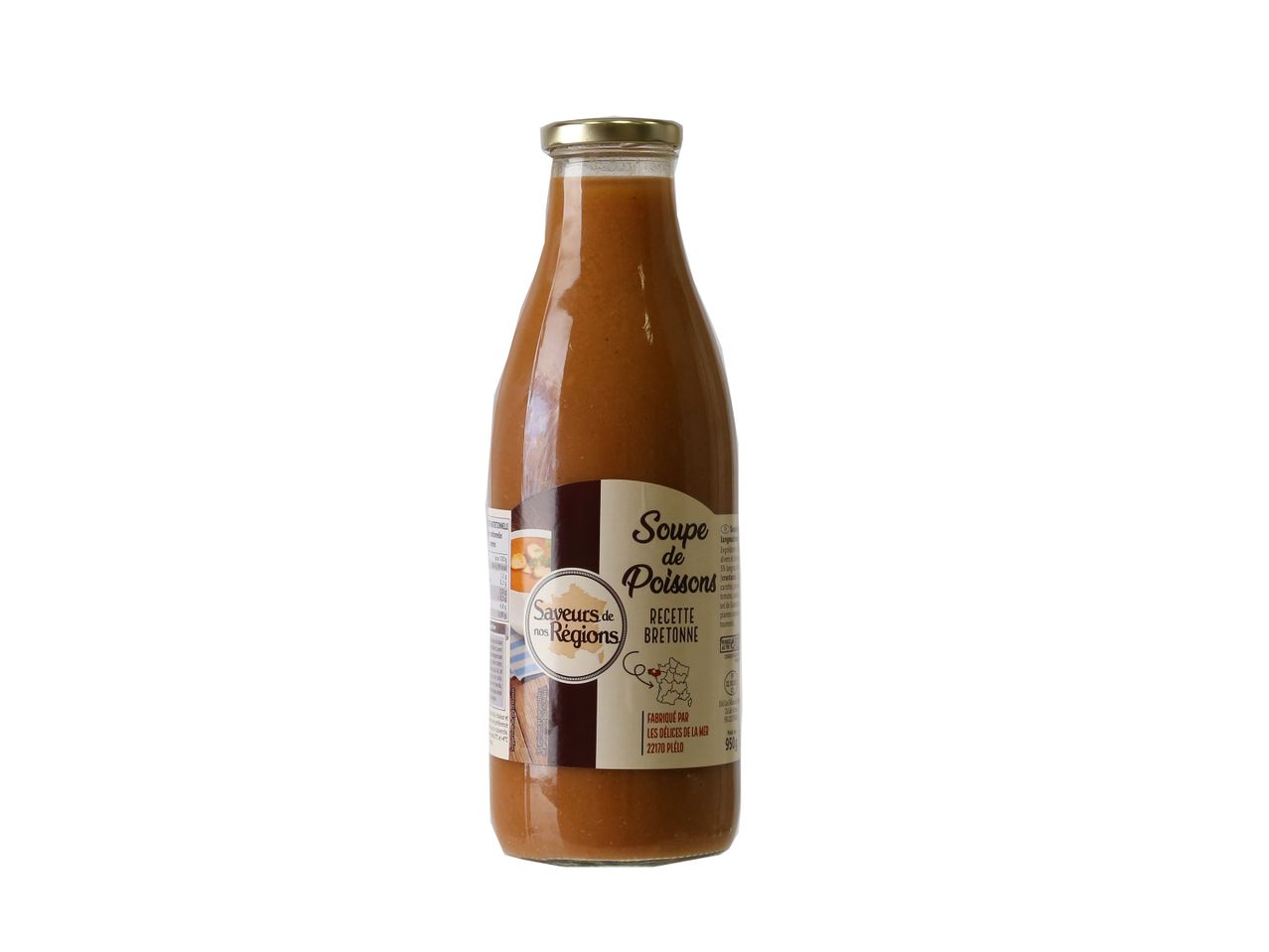 Soupe de poisson en bouteille, Saveurs de nos Régions.