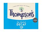 Blue and cream packaging for decaffeinated coffee, featuring a tree logo and 'Great Taste 2018' award.