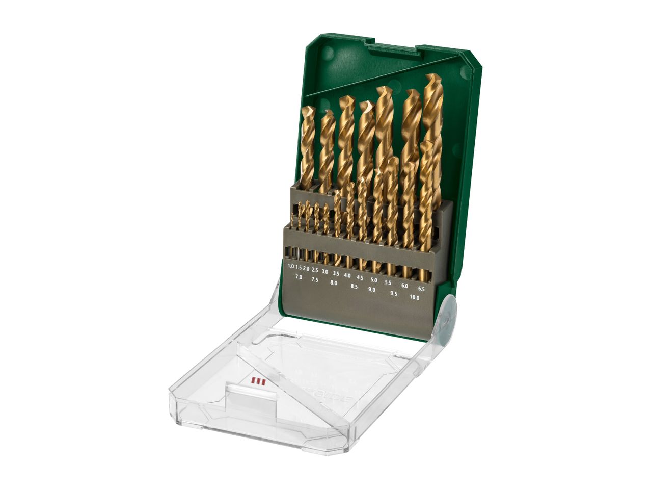HSS Steel Drill Bit Set - 19 Pieces