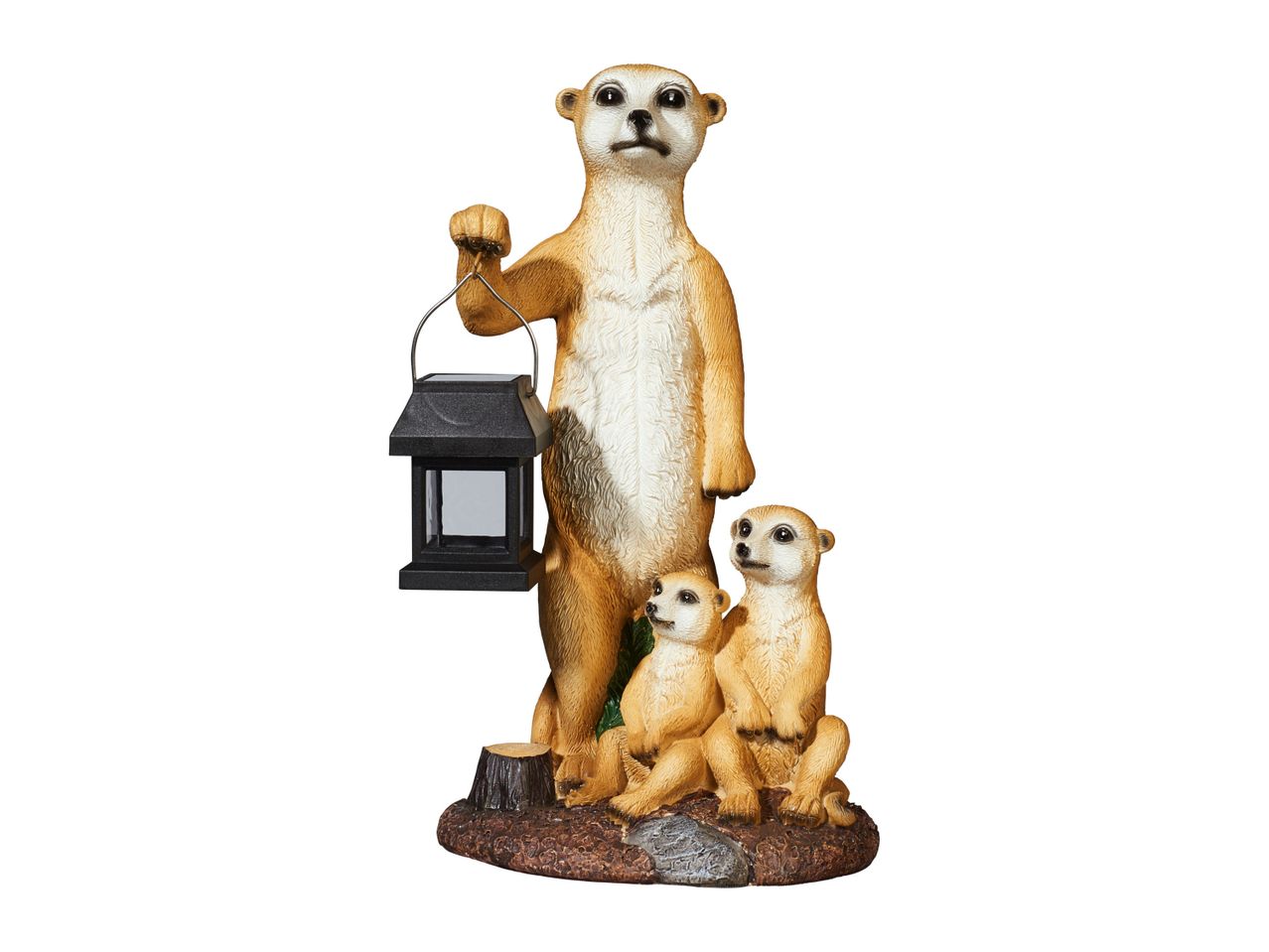 Go to full screen view: Livarno Home Decorative Solar-Powered Light - Meerkats - Image 1
