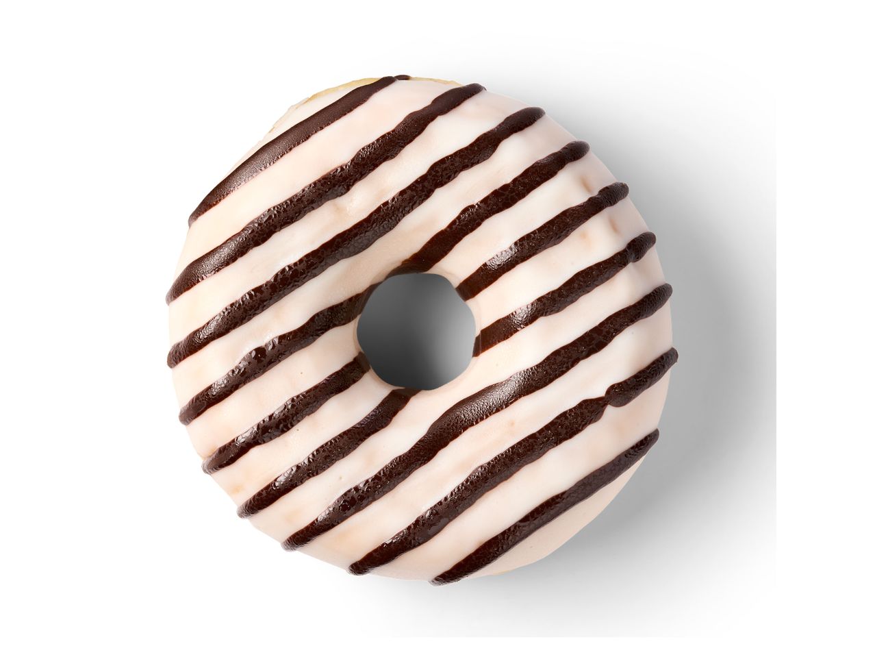 Donuts met chocolade glazuur.