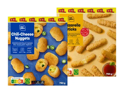 XXL Chef Select Chili-Cheese-Nuggets/Mozzarella-Sticks