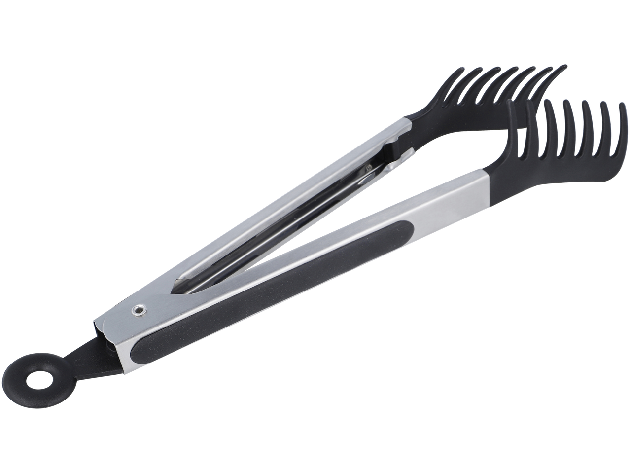 Jes Collection® Namų pagalbininkas: Juodos nerūdijančio plieno spagečių žnyplės