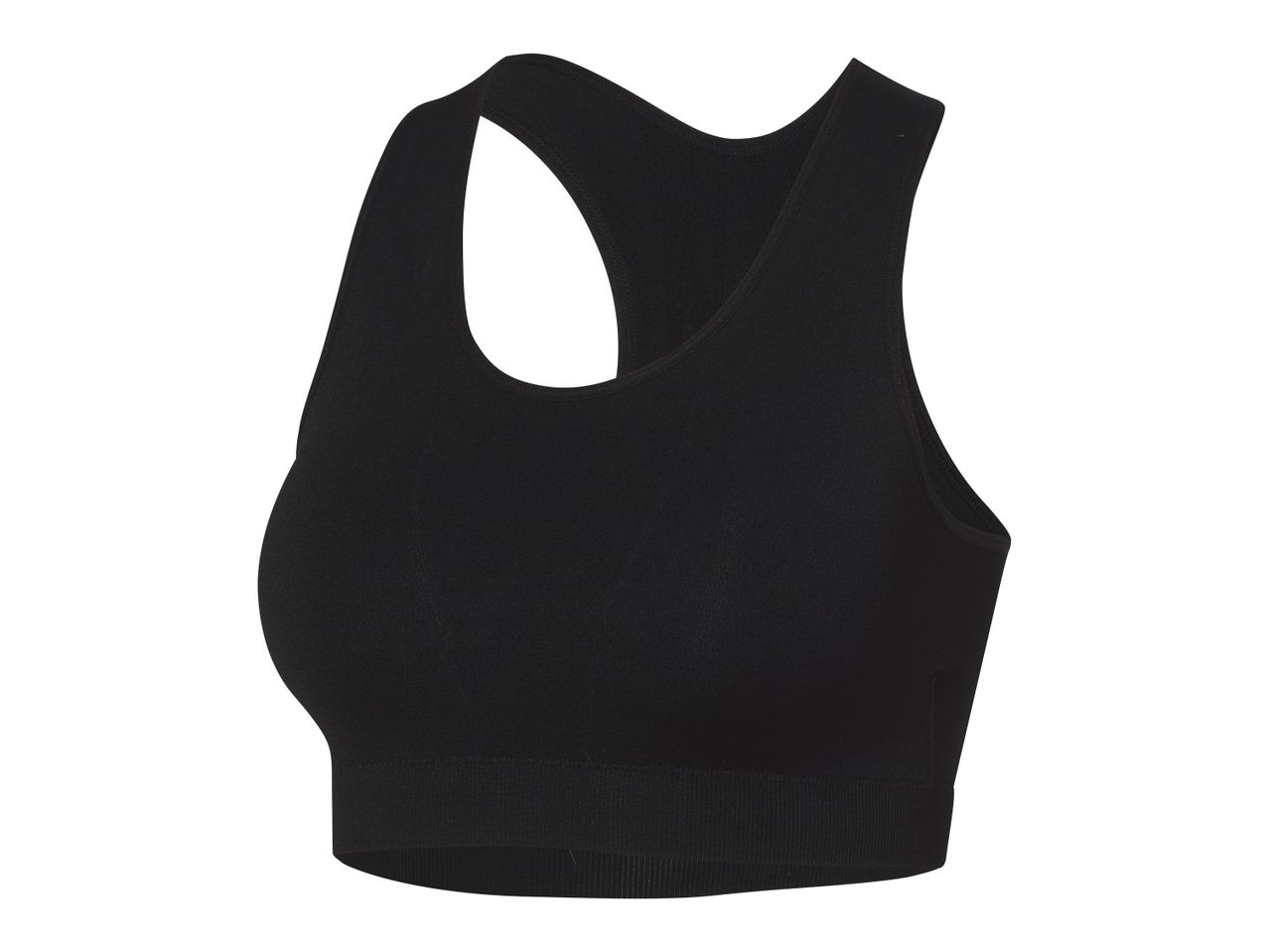 Μαύρο αθλητικό σουτιέν με racerback.
