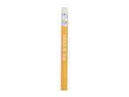 Yellow pencil with a white eraser and the words 'BE KIND' printed on its side.