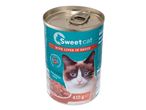 Sweetcat: felnőtt macskáknak való nedveseledel, máj mártásban.