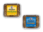 To bakker leverpostej, en fransk postej og en grovhakket.