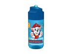 En blå Paw Patrol drikkeflaske med Marshall.
