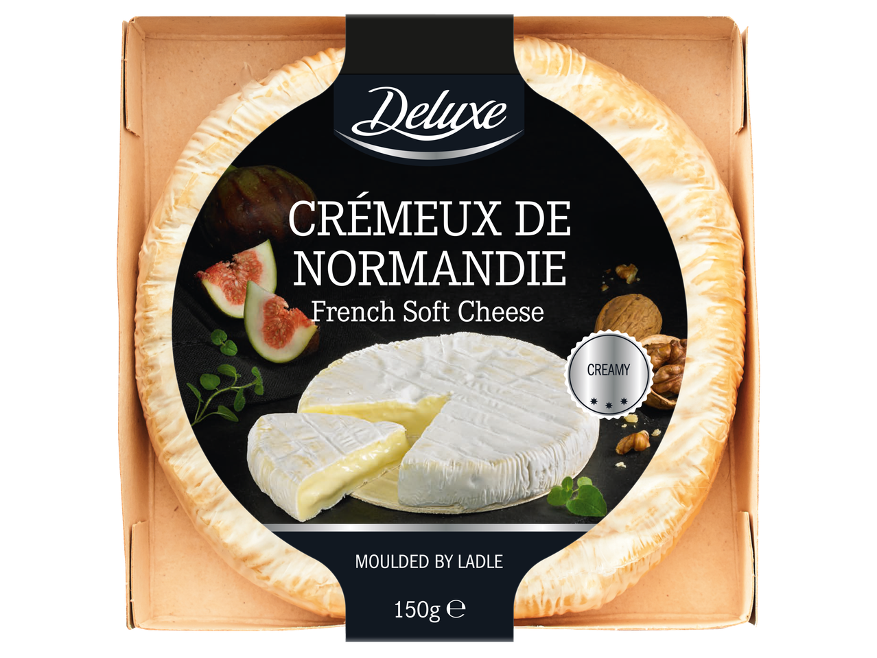 Deluxe Crèmeux de Normandie, prantsuse pehme juust, 150 g.