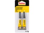 Две тубички лепило Pattex Super Glue Liquid (2 x 3g).