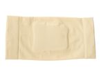 Beige elastic abdominal binder for support and compression
