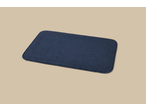 Livarno Home Bath Mat, dark blue, rectangular, with rounded corners