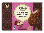 Gelatelli premium înghețată cu ciocolată și pralină de alune.