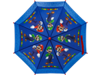Super Mario paraplu met Mario en Luigi personages en logo's.