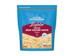 Rathdaragh Lighter Grated Irish Mature White Cheese, 250g, with 30% less fat.