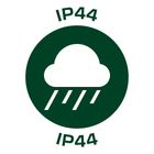 IP44 ознака заштићености од прскања воде.