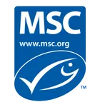 MSC certifikacijski pečat s tekstom „MSC www.msc.org” i logotipom ribe.