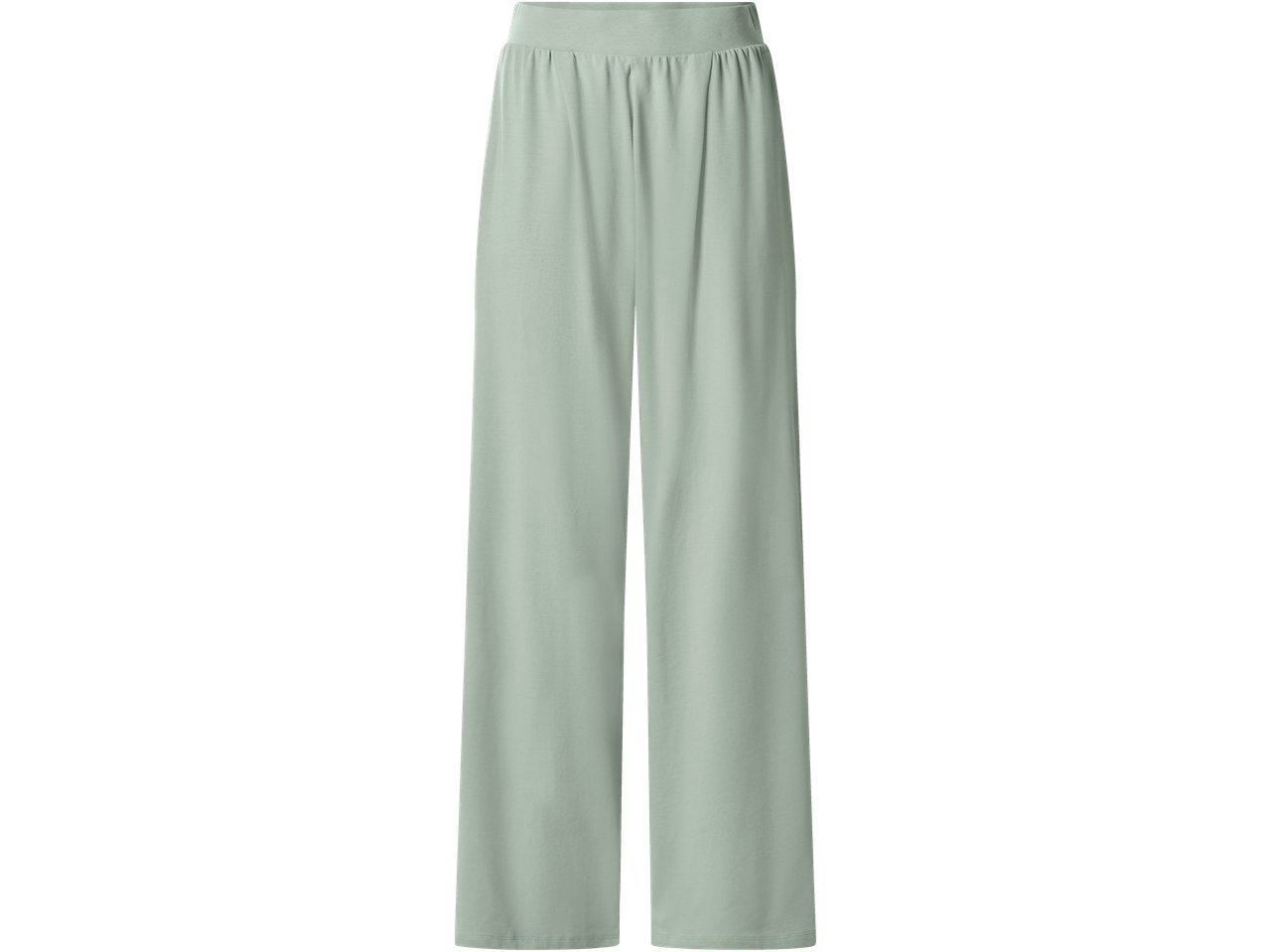 ESMARA široke hlače u svijetlozelenoj boji, s elastičnim strukom.