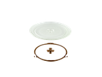 SILVERCREST® 700W Microwave glass turntable and roller ring.