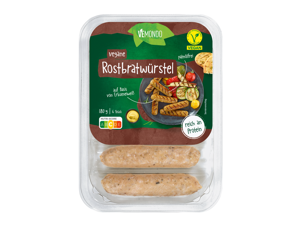 Vegane Rostbratwürstel Alternative