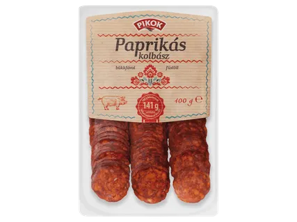 Szeletelt paprikás kolbász (Lidl Plus)