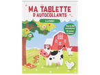 Livre d'autocollants sur le thème de la ferme avec plus de 250 autocollants et 80 scènes.