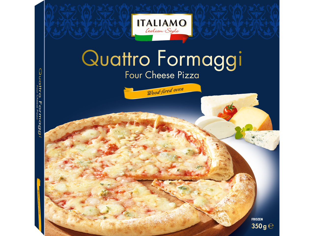 Pizza quattro formaggi