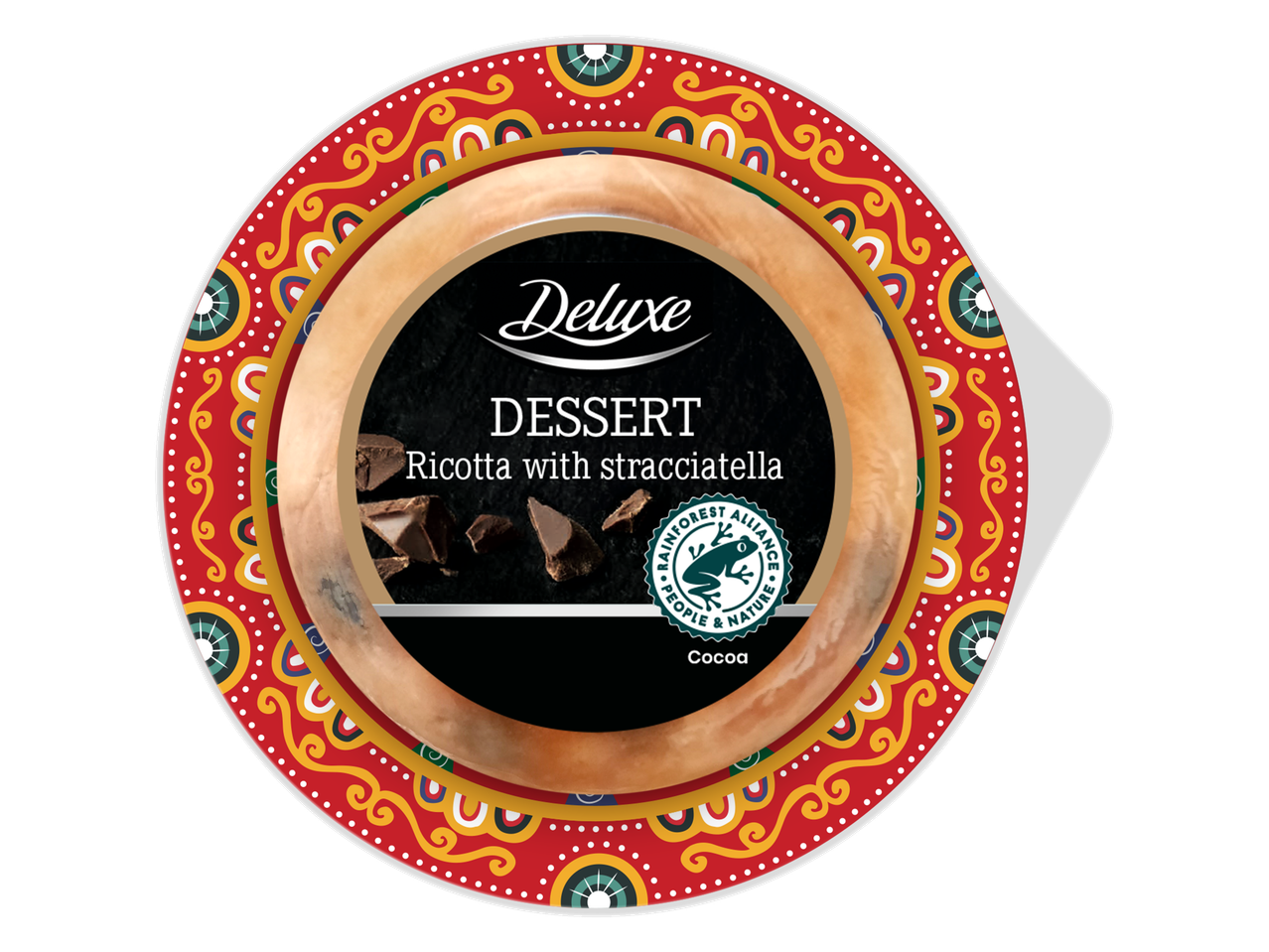 Deluxe rikotos desertas su stracciatella ir kakava