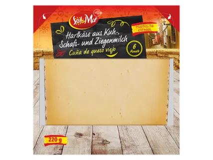 Sol & Mar Hartkäse aus Schafs-, Kuh- und Ziegenmilch