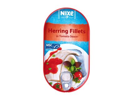 Hering file în sos tomat